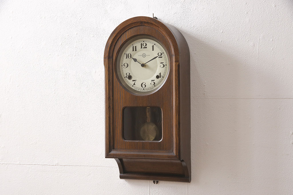 SEIKOSHAの古い壁掛け時計です。-