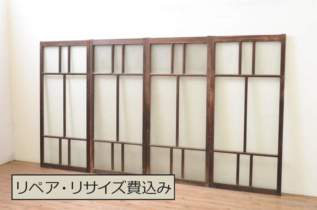 アンティーク建具 大正ロマン どこか懐かしい雰囲気漂うガラス窓
