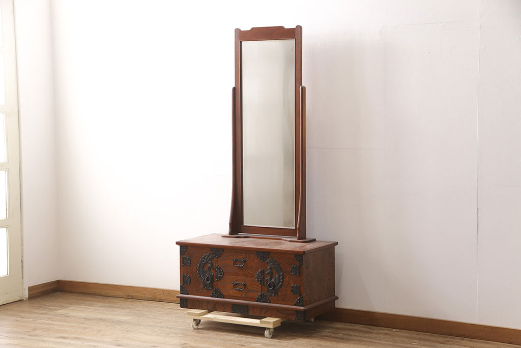 中古 岩谷堂箪笥 上質な和を演出するドレッサー(鏡台、姿見、ミラー)(R-054159) | ラフジュ工房