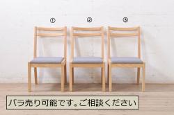 中古　北海道民芸家具　HM686　シックな色合いが落ち着いた雰囲気を醸し出すチェア2脚セット(板座チェア、椅子、ダイニングチェア)(R-054488)