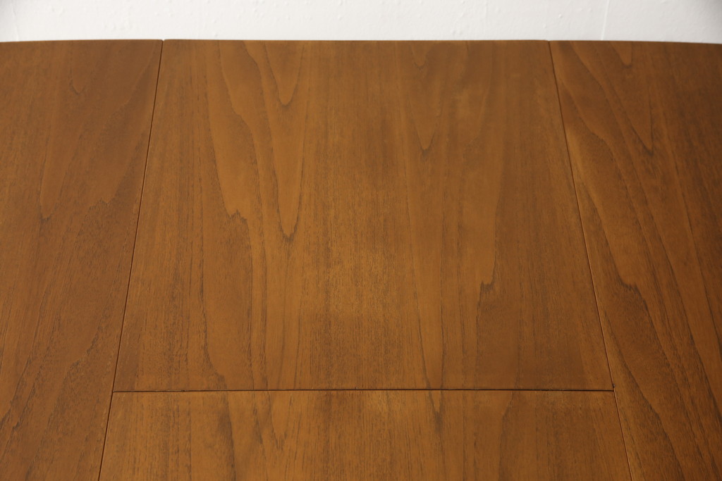 ビンテージ家具　北欧ヴィンテージ　G-PLAN(ジープラン)　チーク材のあたたかみを感じるダイニングテーブル(エクステンションテーブル、拡張式テーブル)(R-050159)