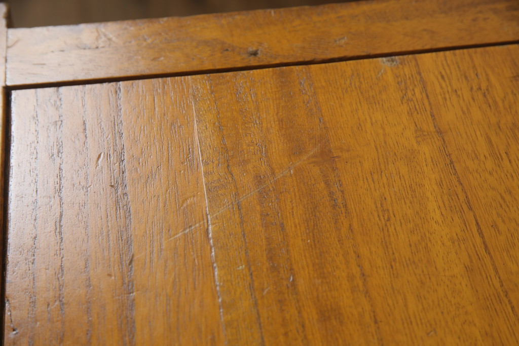 中古　桐材　上質な和の空間を演出する水屋箪笥サイドボード(サイドキャビネット、収納棚、戸棚、食器棚、茶棚)(R-069485)