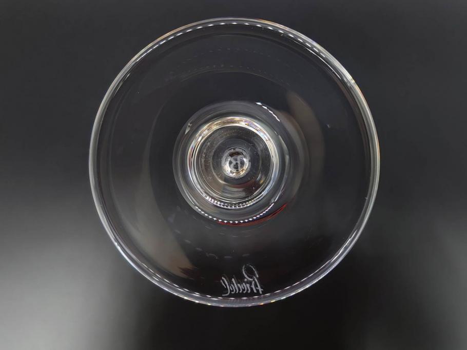 未使用品　オーストリア　RIEDEL(リーデル)　ソムリエ　シャンパーニュ　スパークリングワイン　洗練されたデザインが優美な印象を与えるグラス2客セット(旧パッケージ、チューブ缶、箱付き、袋付き)(R-073035)