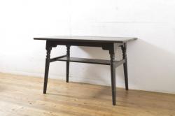 中古　DREXEL HERITAGE(ドレクセルヘリテイジ)　補助テーブル付きのクラシカルなサイドテーブル(ローテーブル、コーヒーテーブル、エンドテーブル、ナイトテーブル、飾り台)(R-069512)