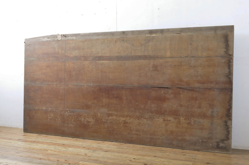 和製アンティーク　特大!!　ラワン材　お洒落な空間に一役買う古材天板1枚(材料、DIY)(R-063476)
