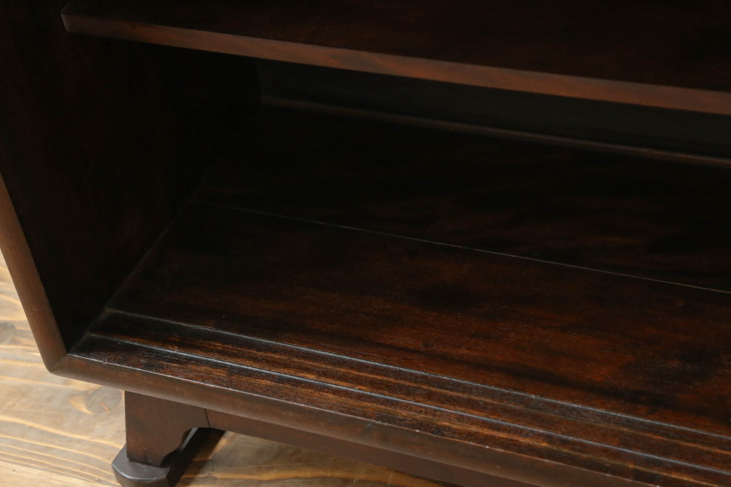和製ビンテージ　松本民芸家具　和室にも洋室にも合わせやすいサイドボード(サイドキャビネット、戸棚、収納棚、ヴィンテージ)(R-071451)