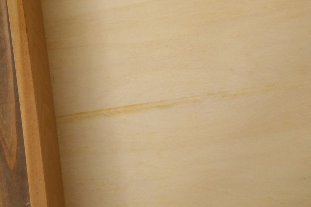 和製ビンテージ　神戸洋家具　オーク材　ノスタルジックな雰囲気漂う片袖机(ワークデスク、オフィスデスク、在宅用、在宅ワーク用、ヴィンテージ)(R-071045)