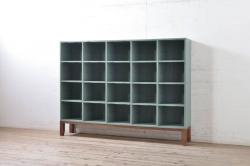ビンテージ家具　日本製　シックなデザインが魅力のブックシェルフ(本棚、オープンラック)(R-042280)