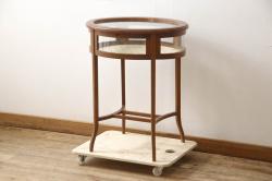 ビンテージ家具　松本民芸家具　洗練された佇まいが魅力的な座卓(ローテーブル、座机、ヴィンテージ)(R-041630)