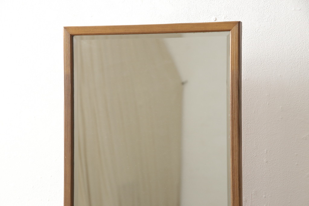 中古　屋久杉　漆塗り　品のある佇まいが美しい鏡台(ミラー、姿見)(R-059907)