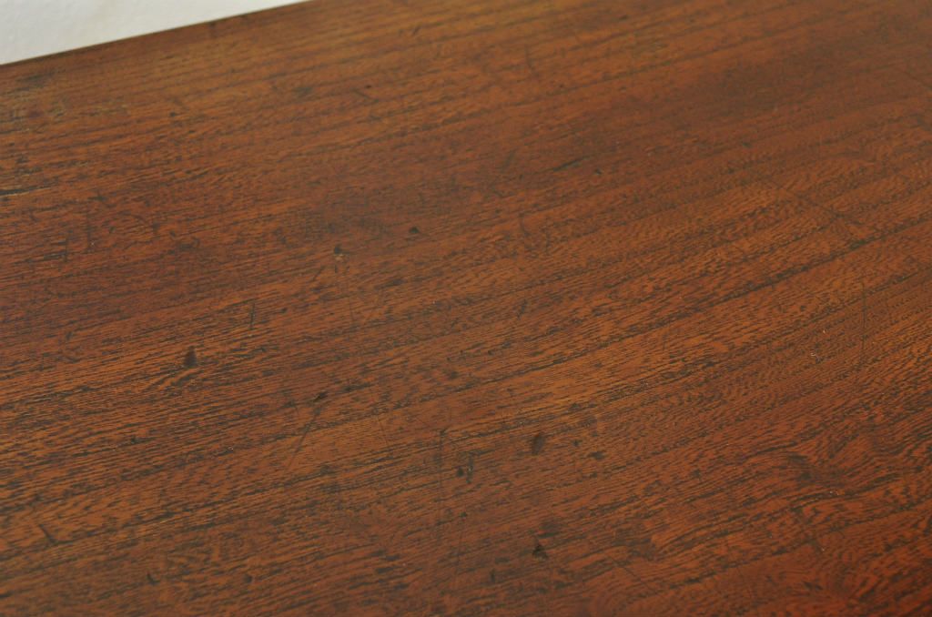 アンティーク家具　アンティーク　欅一枚板天板!大きな鉄脚ダイニングテーブル(作業台)