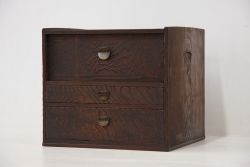 アンティーク雑貨　古民具・骨董　上品な古い裁縫箱(針箱)