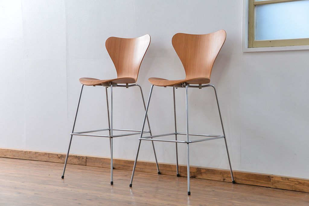 FRITZ HANSEN セブンチェア カウンタースツール 2脚 | labiela.com