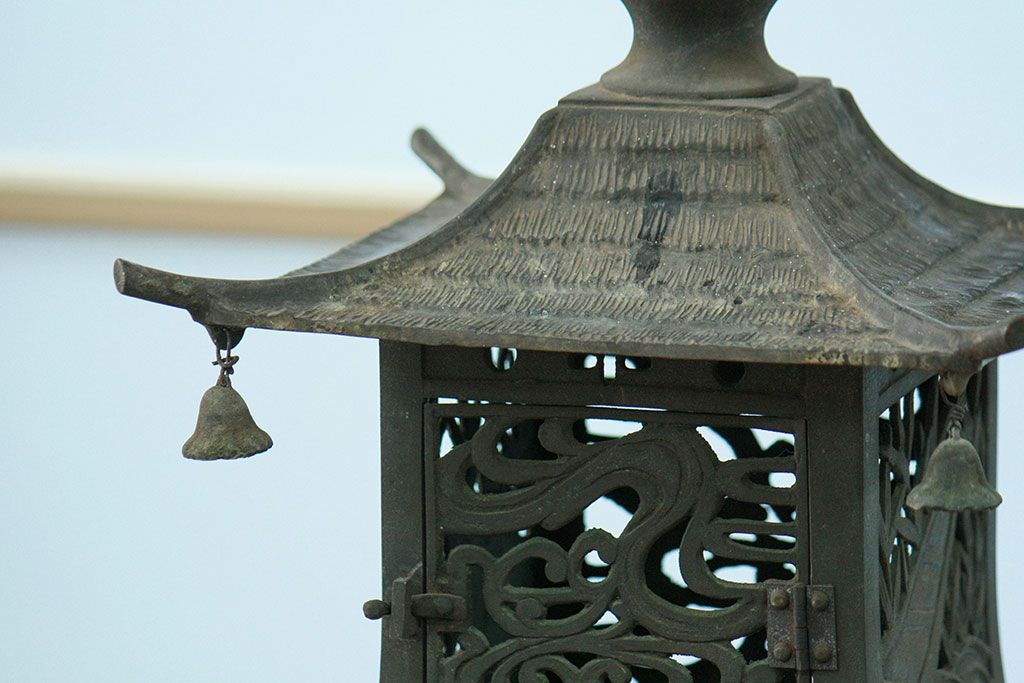 古民具・骨董 味のある吊り灯篭