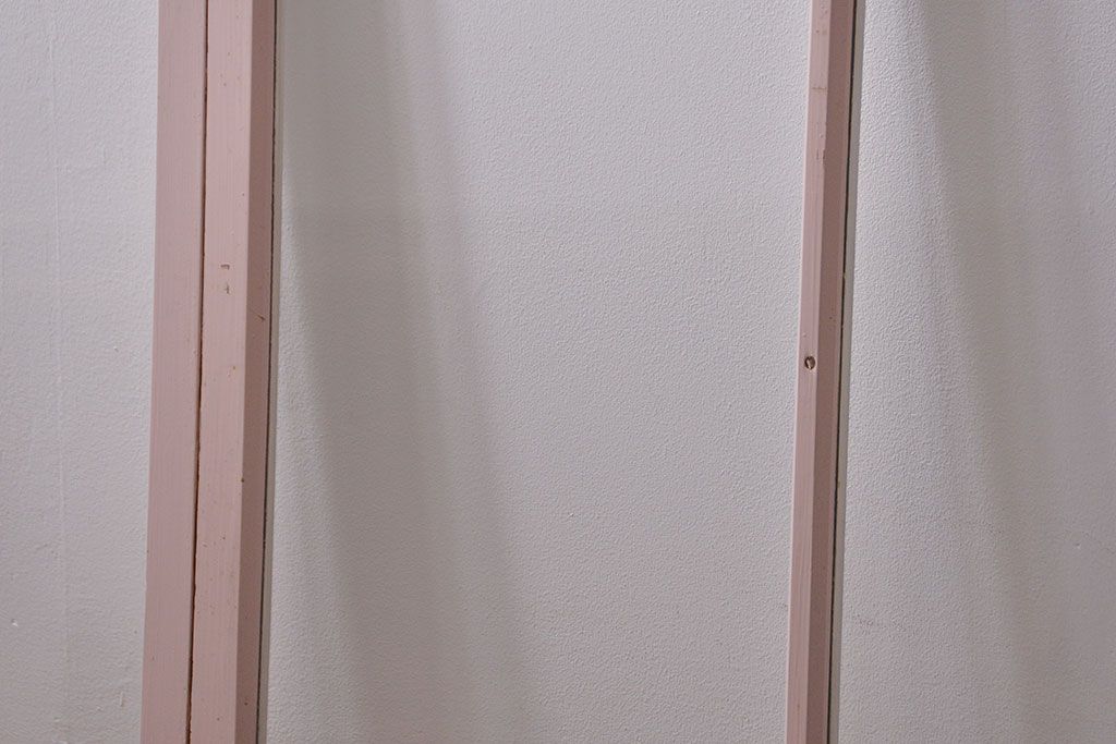 昭和レトロ ペンキのはげたフィックス窓2枚セット (はめ殺し戸、ガラス戸)