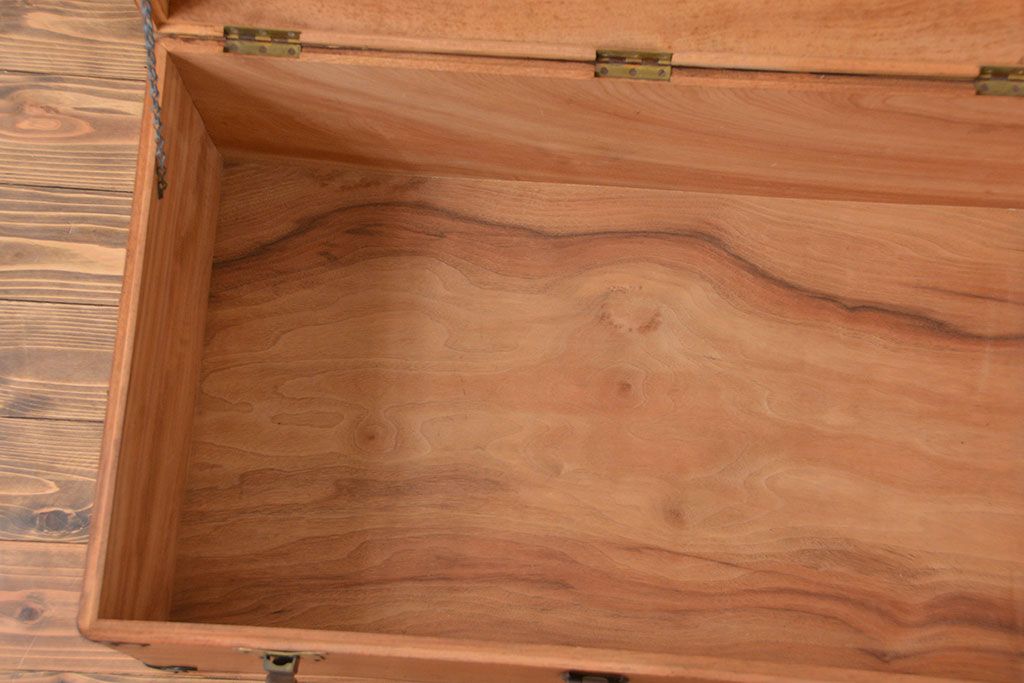 アンティーク雑貨　アンティーク アメリカ製 木製トランク(収納棚、センターテーブル)