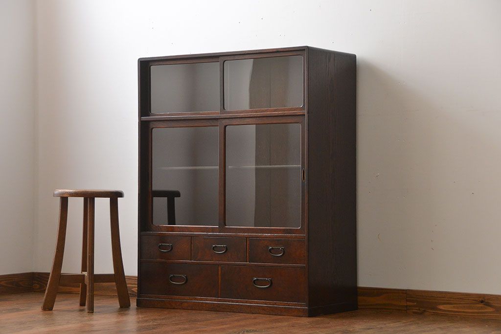 レトロ家具 昭和中期 オリヅル印 昭和レトロな佇まいが魅力の