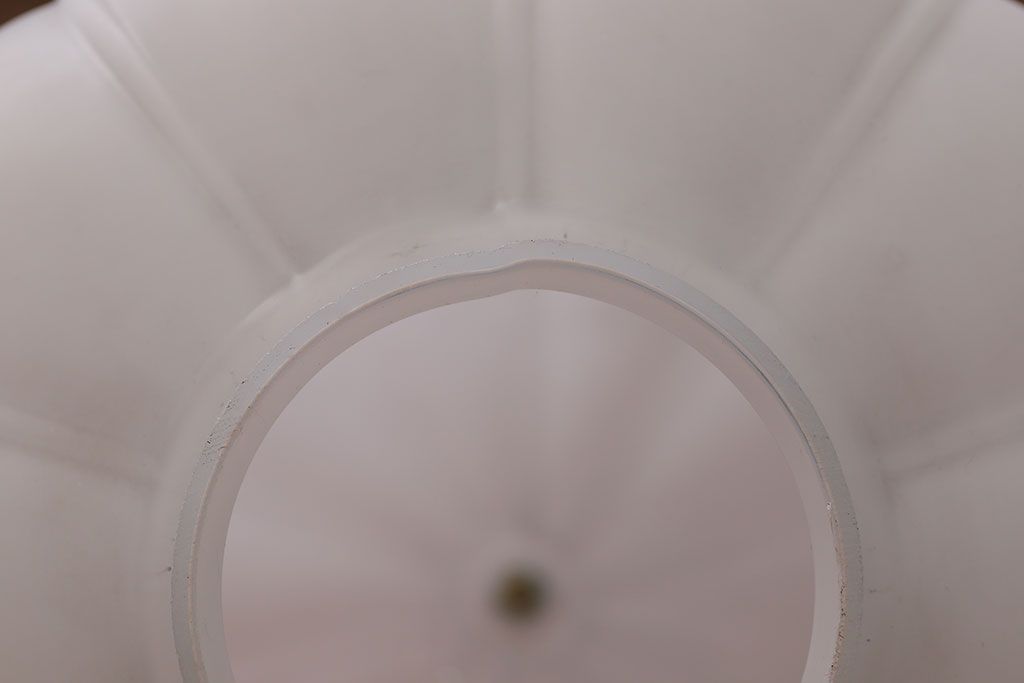 アンティーク　レトロフォルムのガラス天井照明