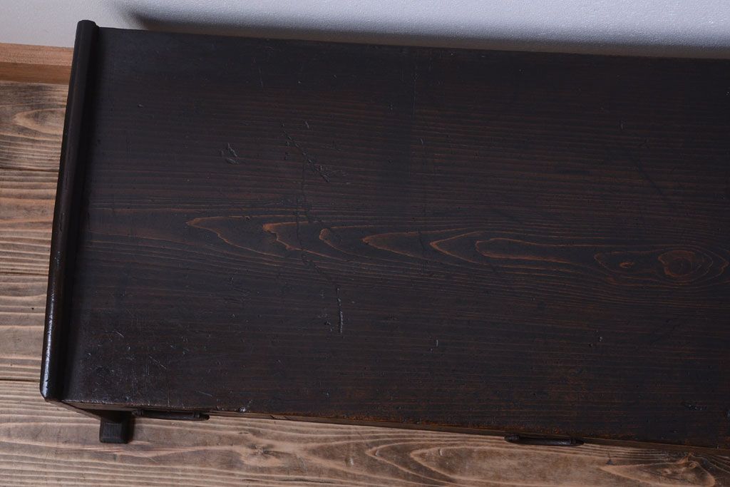 アンティーク家具　古民具・骨董　明治大正期!古い木製の味わい深い文机