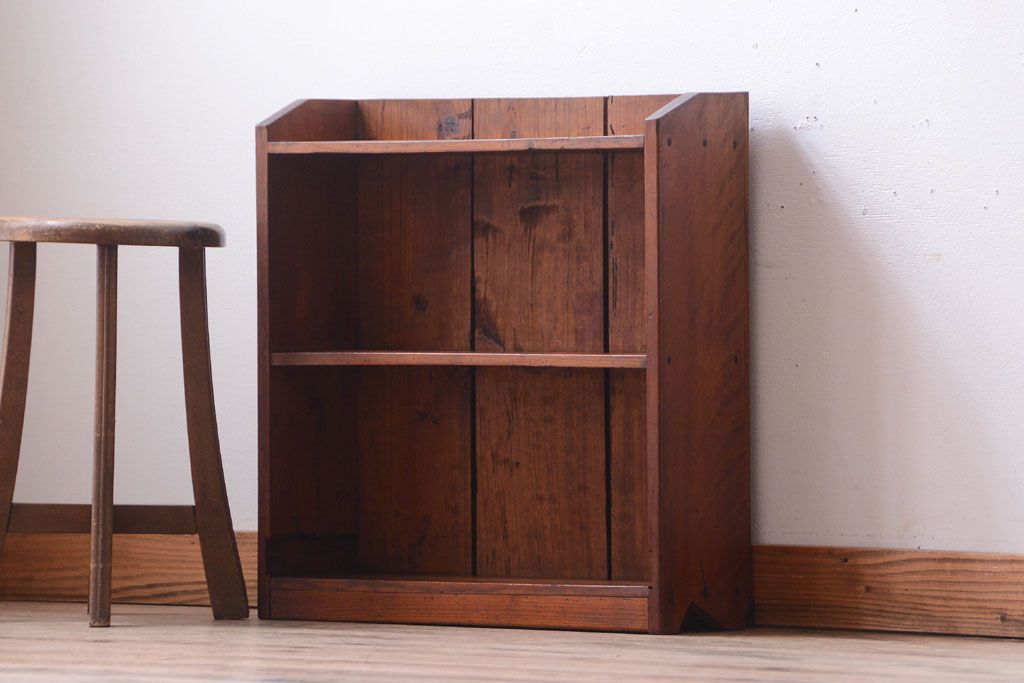 アンティーク家具 和製アンティーク 古い木の小さな本棚 | ラフジュ工房