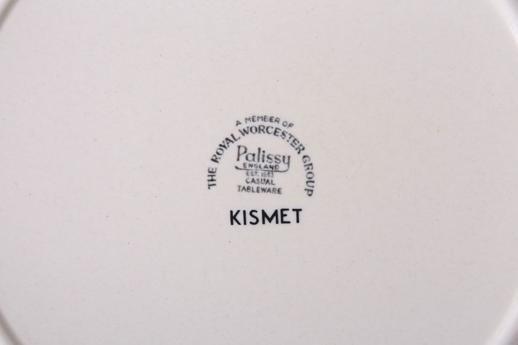 イギリスビンテージ　Palissy(パリシー)　kismet(キスメット)シリーズ　ディナープレート3枚セット(2)(洋食器)