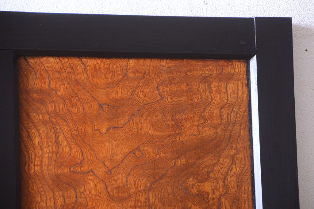 和製アンティーク　鏡板欅材!古い木のドア(扉)(2)
