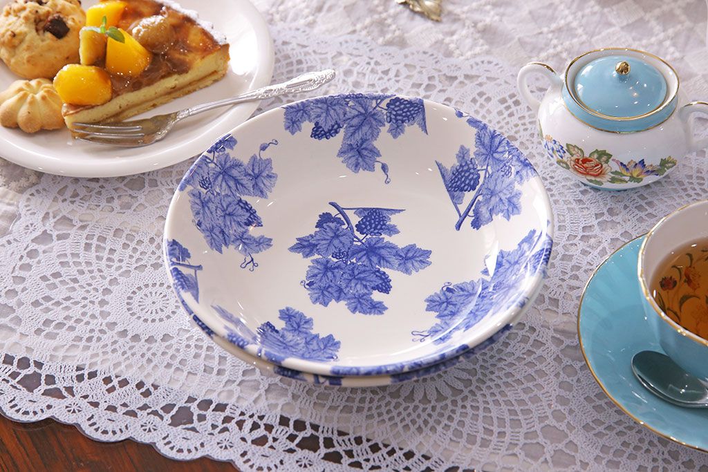 アンティーク雑貨 中古 イギリスWedgwood(ウェッジウッド) vintageblue ...