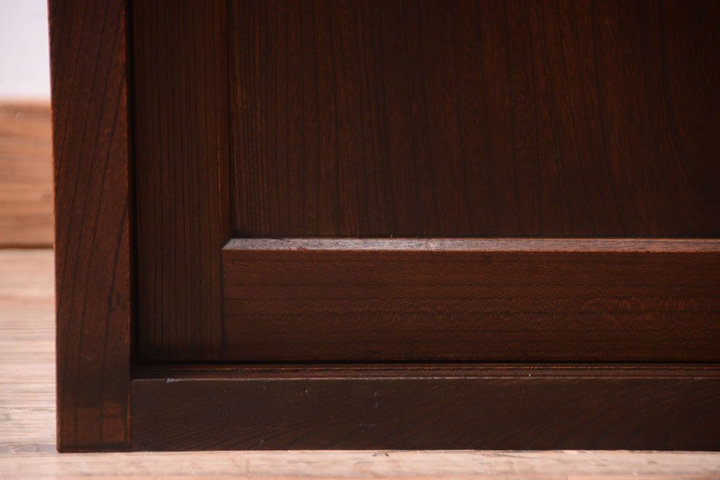 アンティーク家具　古民具・骨董　最高級品　明治期　三方欅材のアンティーク階段箪笥
