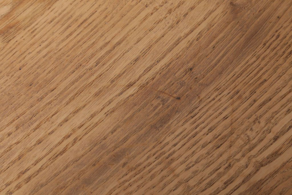 レトロ家具　アンティークペイント　古い木のレトロな平机(デスク)(3)