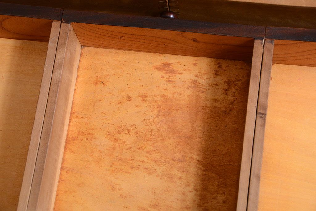 中古　民芸家具　上質な欅製の飾り棚(戸棚・収納棚)