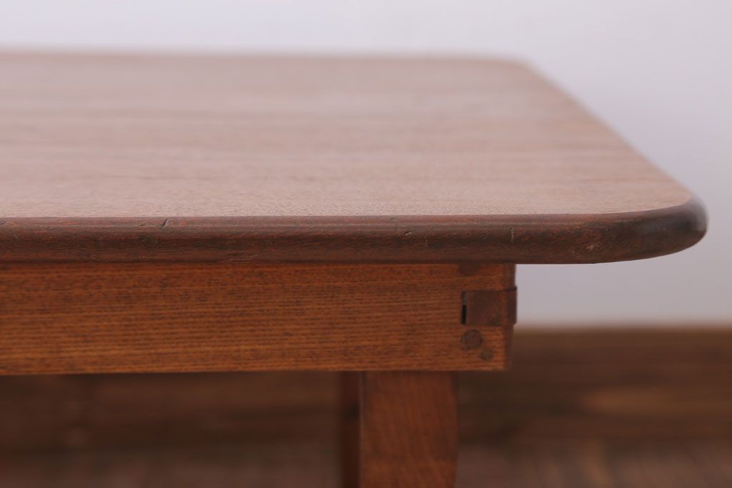 アンティーク家具　アンティーク　古い木のシンプルなちゃぶ台(センターテーブル)