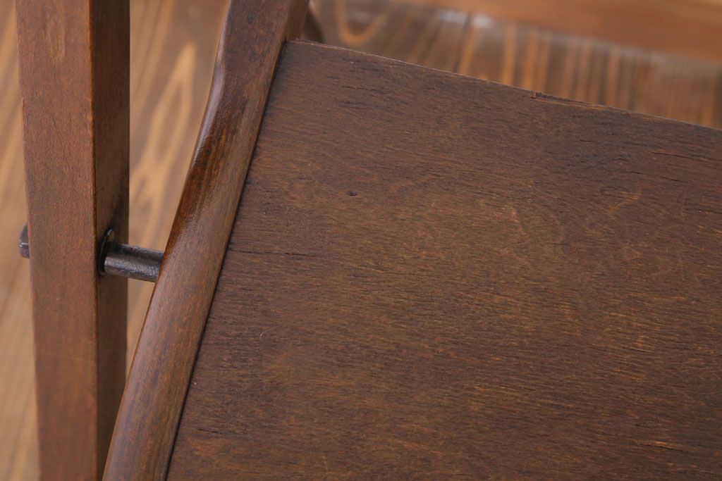 アンティーク家具　イギリスアンティーク　折りたたみ椅子(フォールディングチェア)(1)