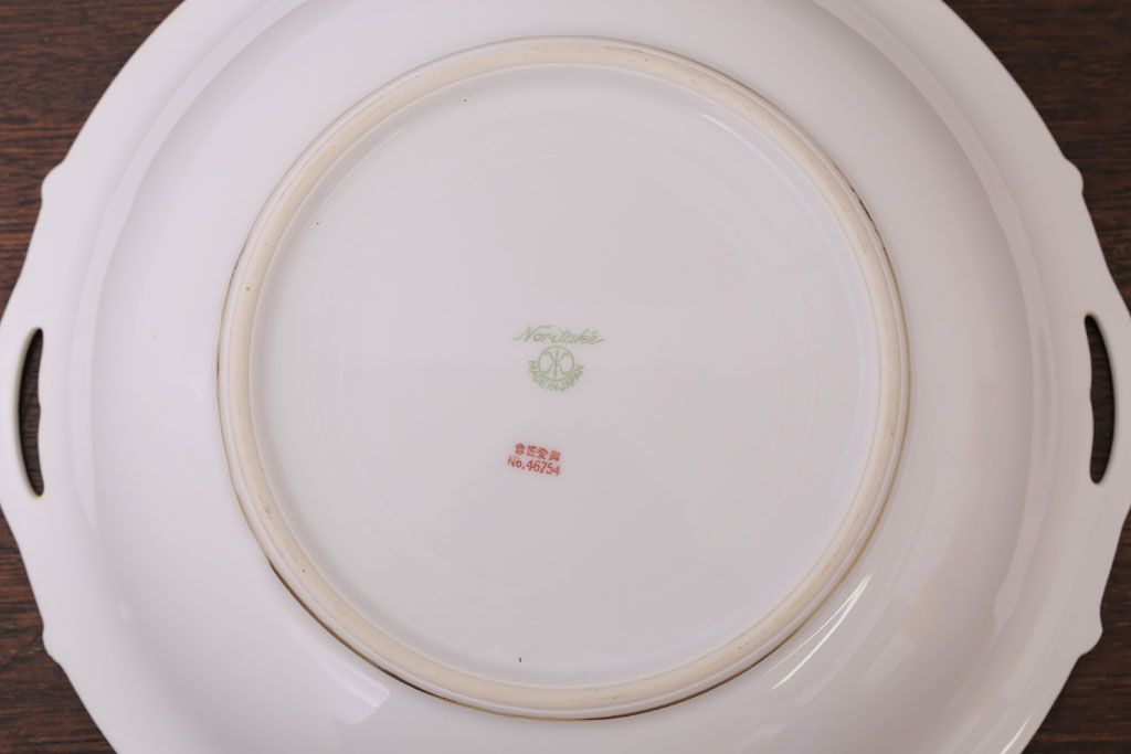 オールドノリタケ 英国輸出品 マルキ アンティーク金彩深皿(洋食器)