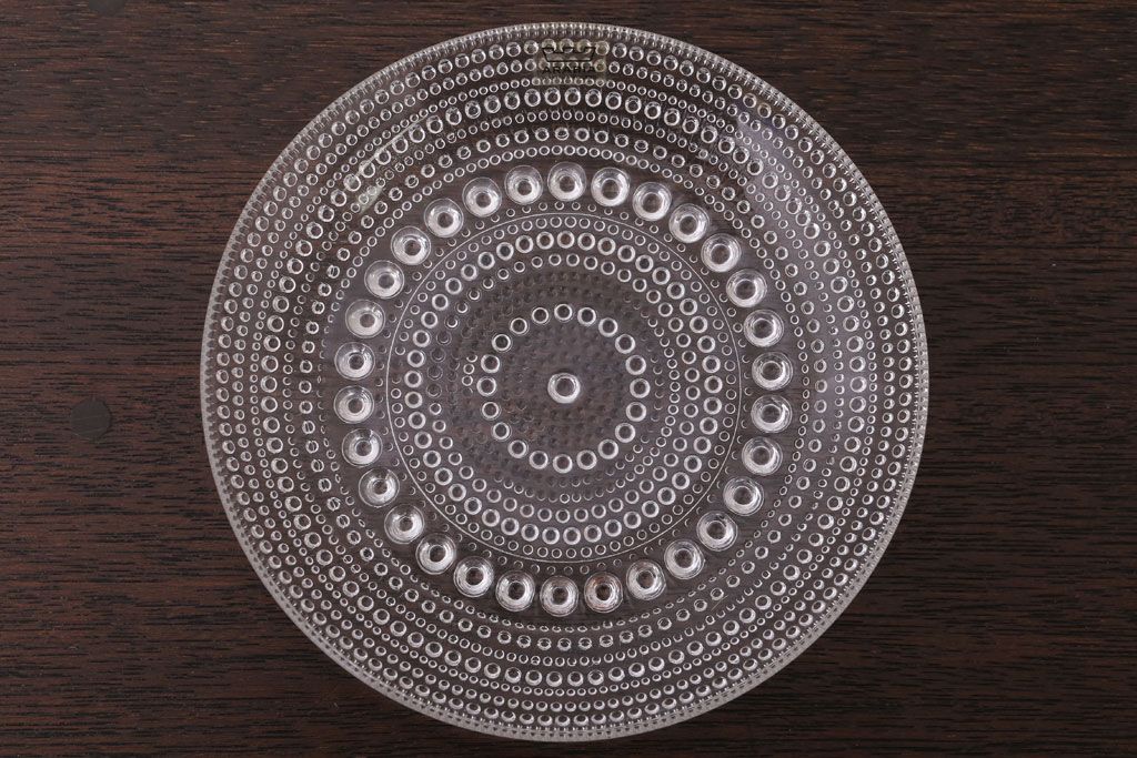 Arabia(アラビア)Kastehelmi(カステヘルミ)ガラス皿(プレート)6枚セット
