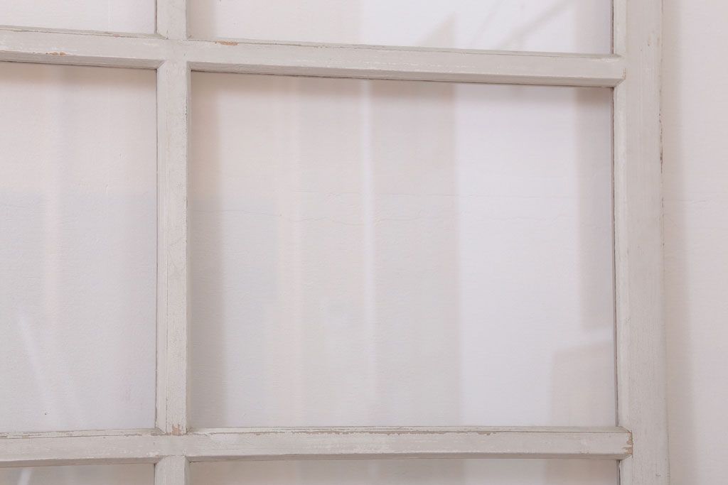 アンティークの昭和レトロなガラス戸2枚セット(引き戸・窓)