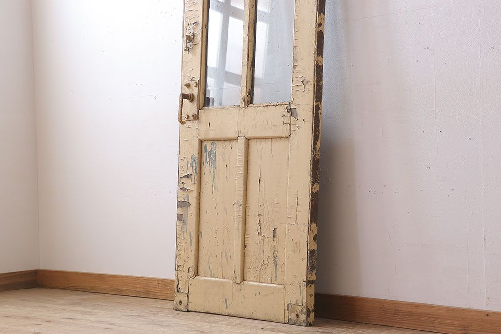 アンティーク　ジャンク品　古い汽車・客車に使われていたスライド式のドア(2)