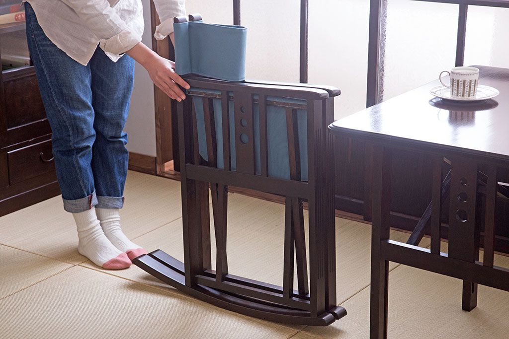 アンティーク家具　日本楽器(山葉・ヤマハ)　折りたたみ式チェア(2)