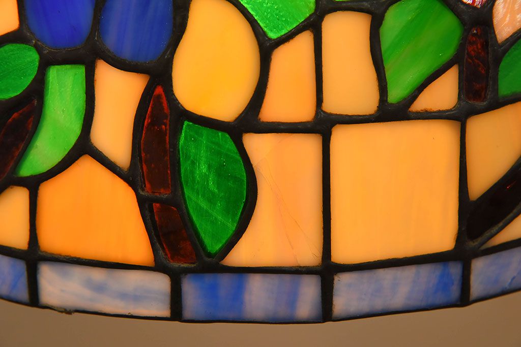 中古　Tiffany(ティファニー) ステンドグラスシェードの天井照明