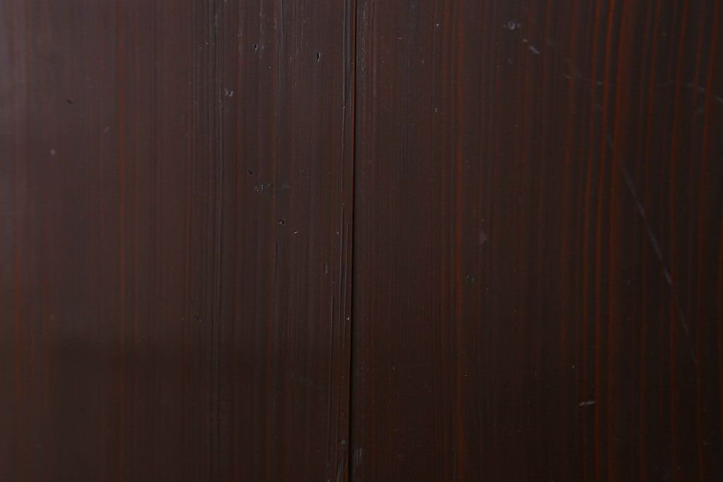 杉材　和製アンティーク　明治大正期　古い木味の帯戸2枚セット(1)