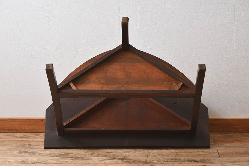 アンティーク雑貨　天板楠木材　和製アンティーク　コンソールテーブル