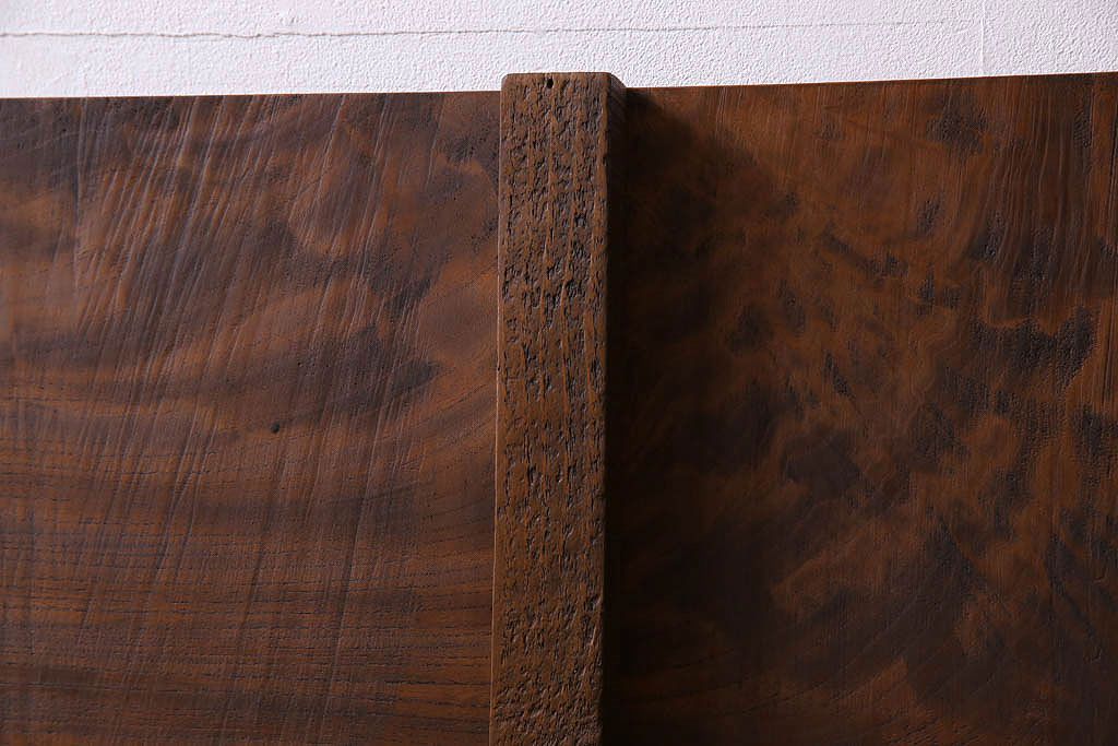 アンティーク雑貨　大正昭和期　古材　アンティーク　欅の一枚板　25mm厚(材料)