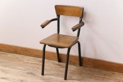 中古　国産　オーク材　ナチュラルテイストにおすすめなスツール(椅子)(R-046083)