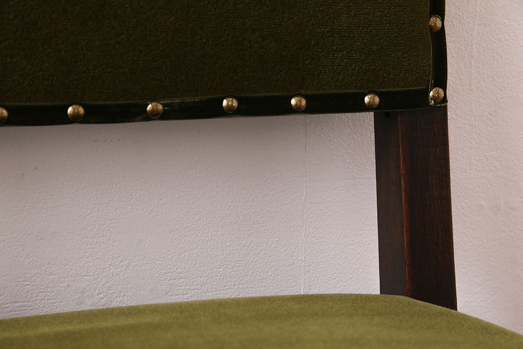 アンティーク家具　オーク材製のダイニングチェア(椅子)　イギリスアンティーク(1)