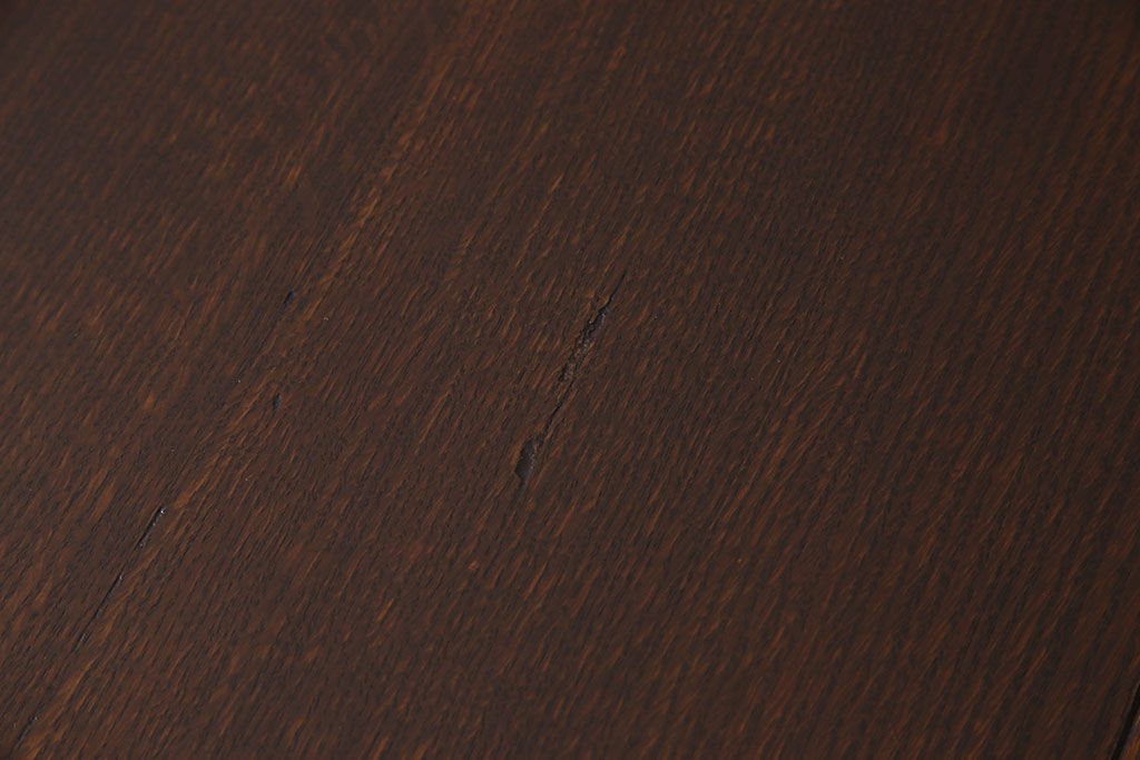 アンティーク家具　イギリスアンティーク　オーク材　ドローリーフテーブル(エクステンションテーブル)