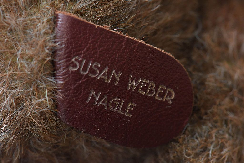 アンティーク雑貨　Susan Weber-Nagle(スーザン・ウェーバー・ネーグル)　レースがお洒落なテディベア2個セット