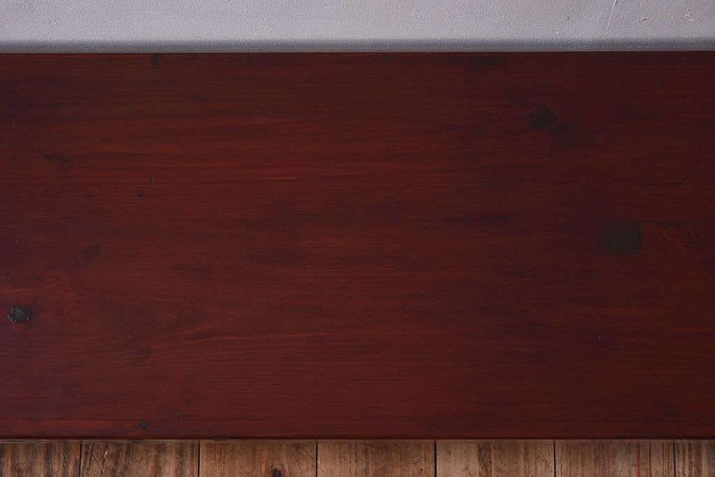 アンティーク家具　和製アンティーク　和の趣溢れる裁ち板(文机、ローテーブル)