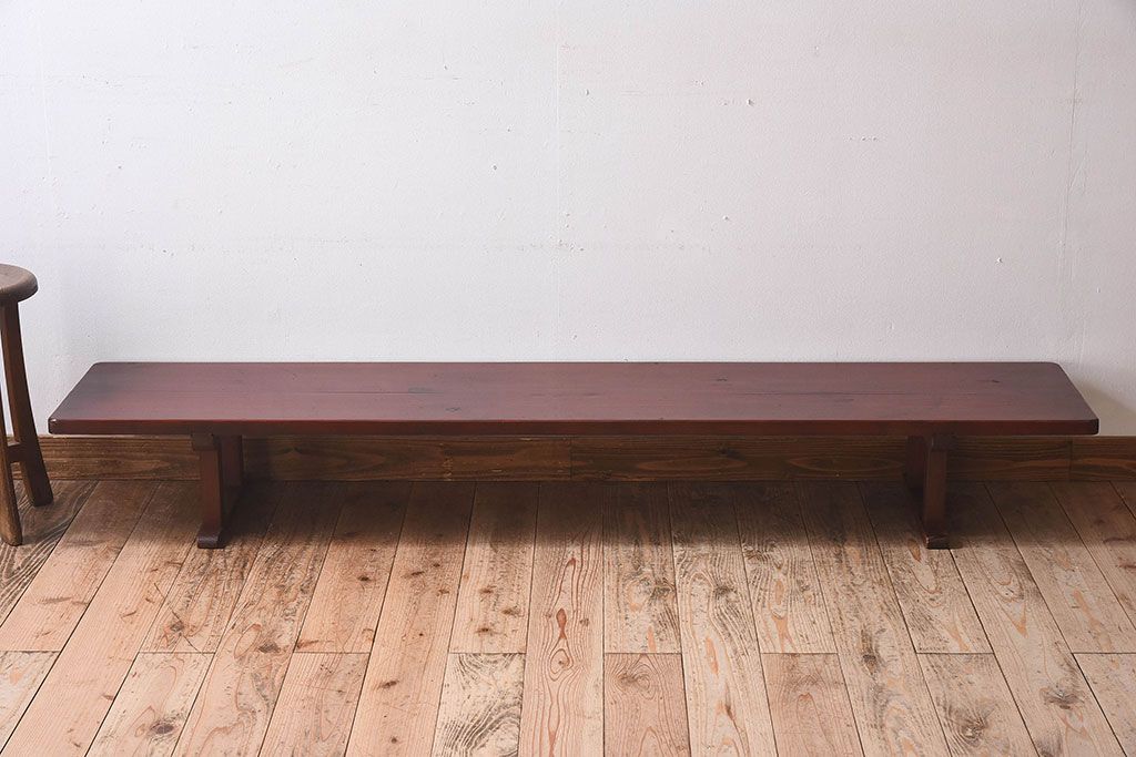 アンティーク家具　和製アンティーク　和の趣溢れる裁ち板(文机、ローテーブル)