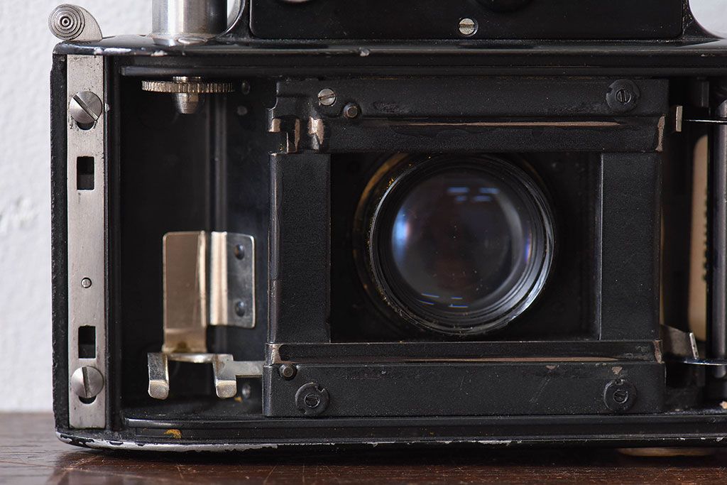 アンティーク雑貨　クラシックカメラ　Eastman Kodak社　ケース付き　Kodak Bantam Special(コダックバンタムスペシャル)