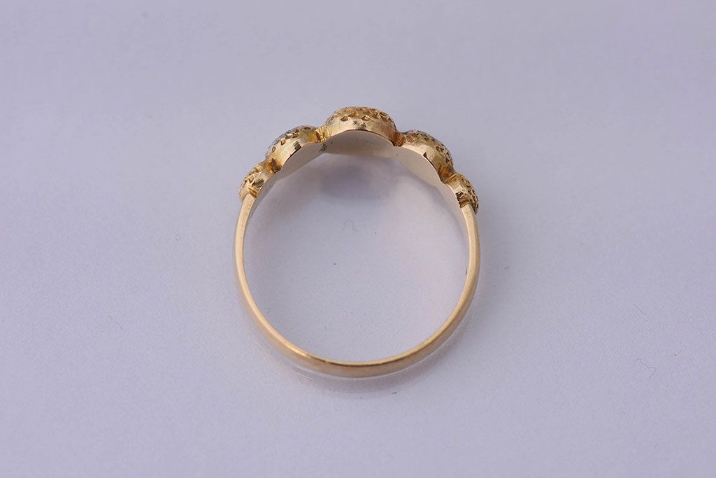 アンティーク雑貨　アンティーク　K22　ゴールドリング(指輪)