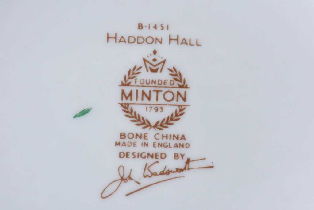 minton(ミントン)　Haddon Hall(ハドンホール)　クリーマー(ミルクポッド)